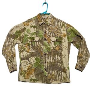 Vintage Walls Shirt Mens XL Realtree Camouflage Long Sleeve Hunting Workwear